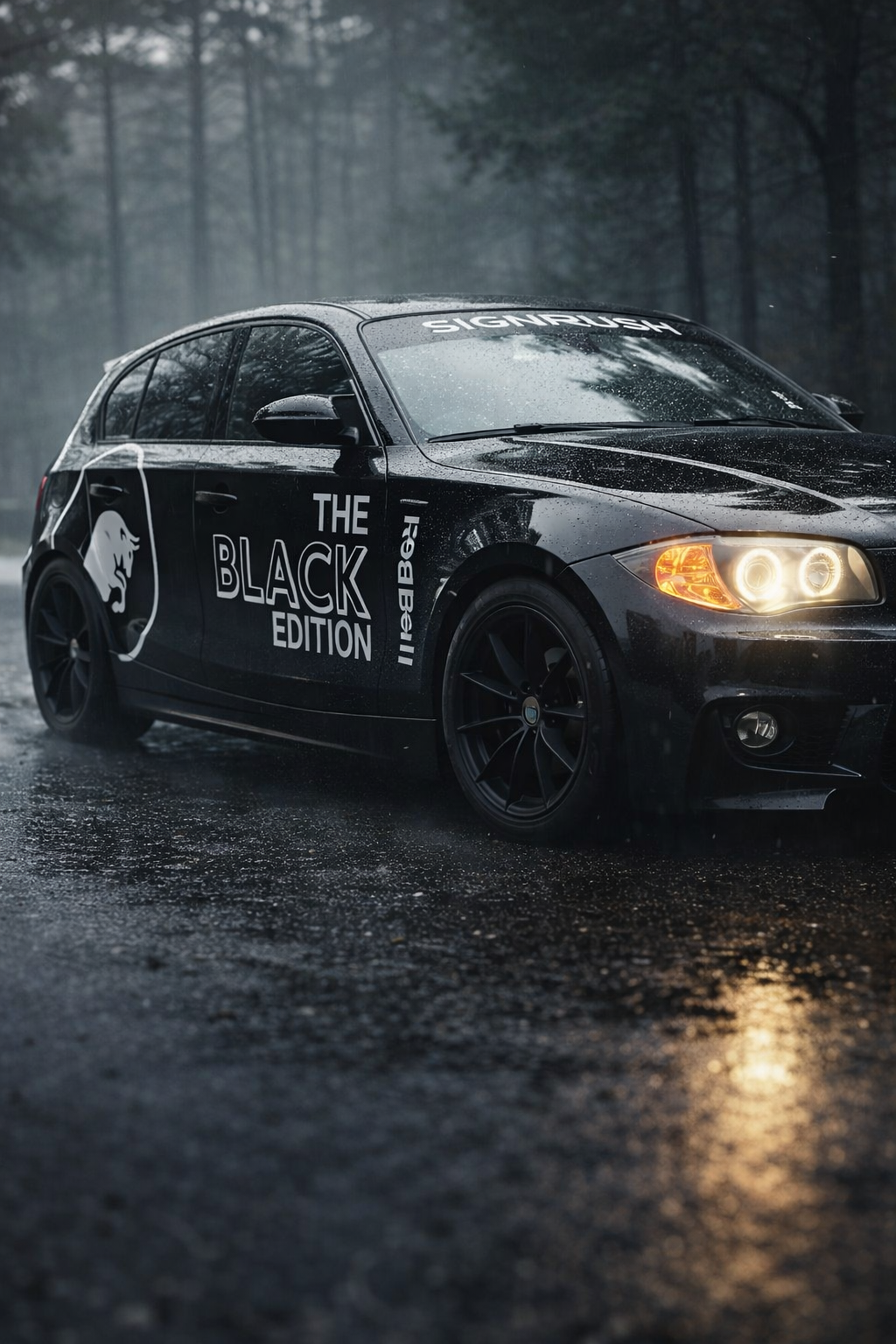 Signrush car wrap detail